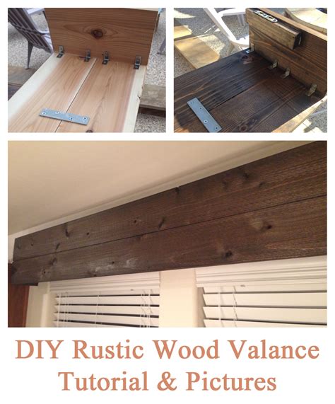 It is super sturdy and modern! Pin by Kaye Webster on CRAFTS & DIY | Wood valance, Wooden valance, Rustic diy