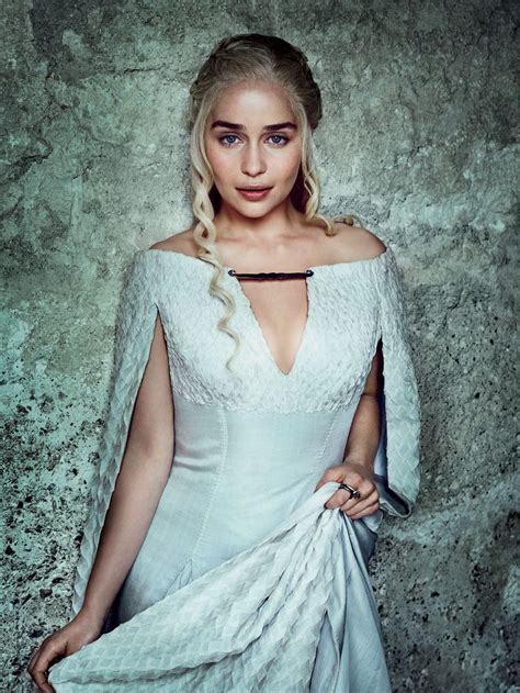 Game Of Thrones S6 Emilia Clarke As Daenerys Targaryen Game Of