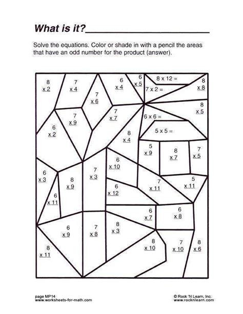 Math Worksheets For Middle School