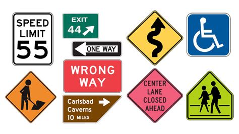 Road Sign Colors Dmv Test Questions For Your Permit