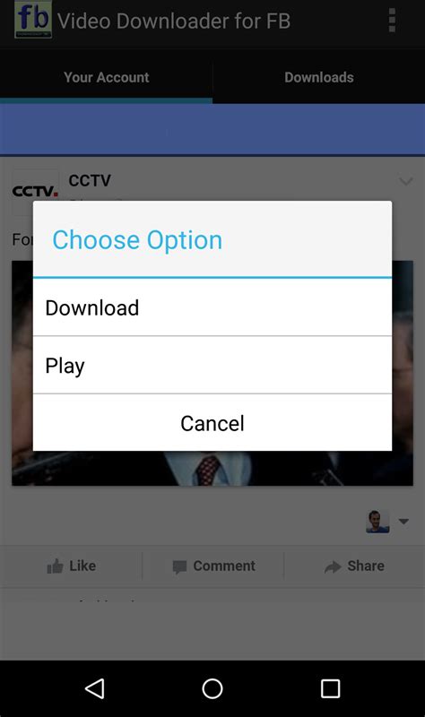 With this application can you download video from facebook, save on the sdcard and play in offline without internet connection. Video Downloader for Facebook - Android App Source Code ...