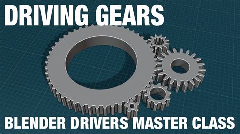 Smaller Gear Rotating Around A Bigger Gear Blender Drivers Master