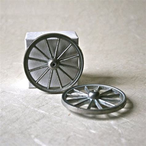 Metal Wheels With Double Hubs And Spokes For Toy Making And Crafting