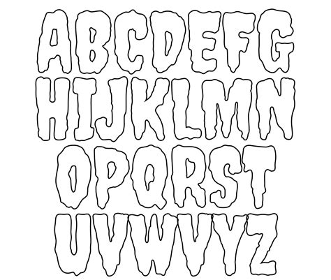 Halloween Bubble Letters Lettering Style Types Of Lettering Lettering