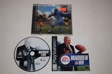 Madden 99 Playstation Ps1 Video Game Complete 14633079067 Ebay