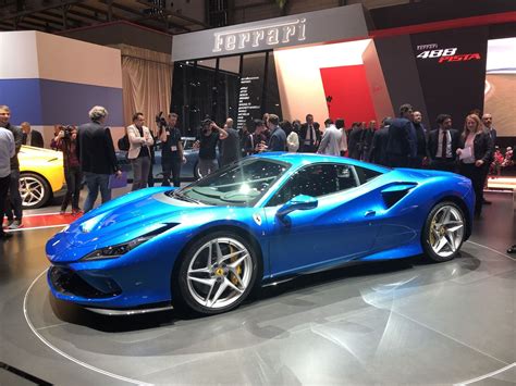 The car is the successor to the ferrari 488, with notable exterior and performance changes. Ferrari F8 Tributo Looks Great in Blue Too at the Geneva Auto Show - Motor Illustrated