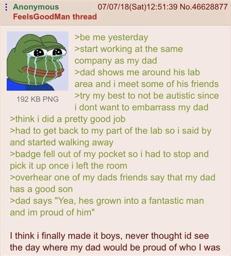 Anon Feels Good R Greentext Greentext Stories Know Your Meme