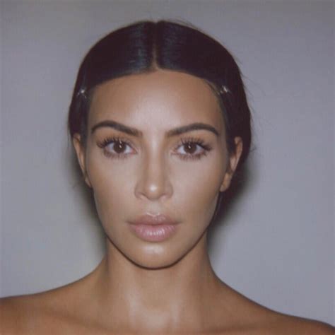 Kim Kardashian With And Without Makeup