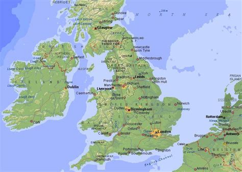 Mapa De Inglaterra