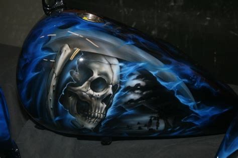 Image Result For Grim Reaper Airbrush Biker Art Airbrush Art Bike Art