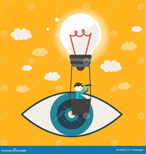 Illustration Concept Of Searching Solution Stock Vector Illustration Of Light Answer 39525715