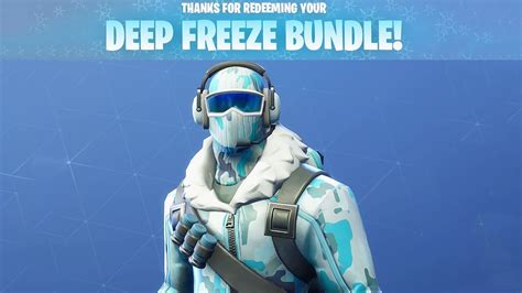 Fortnite Deep Freeze Bundle Preview Youtube