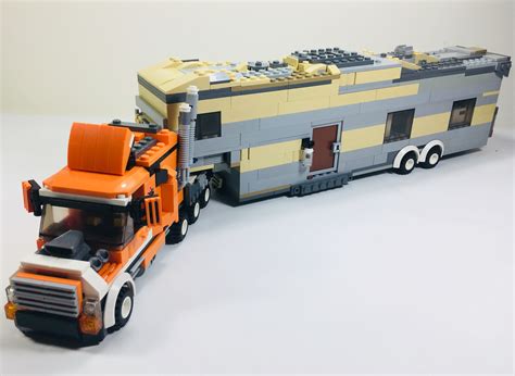 Lego Ideas Semi Truck Rv