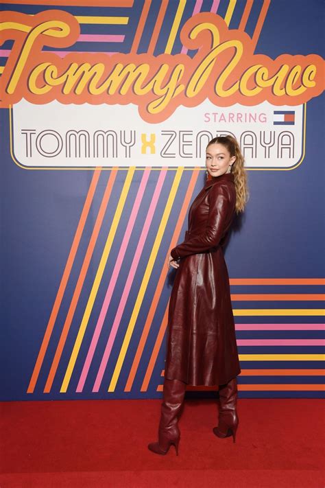 Gigi Hadid Zendaya X Tommy Photocall In Paris 03022019 Celebmafia