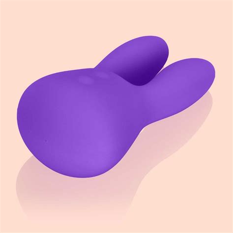 Bunny Purple Vibrator 375 Inch 10 Vibrations Mode Wet For Her