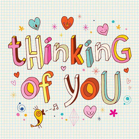 Thinking Of You Card Illustrations Royalty Free Vector Graphics And Clip