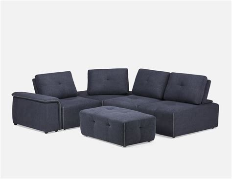 Structube Kameo Modular Sectional Sofa With Movable Backrests Sectional