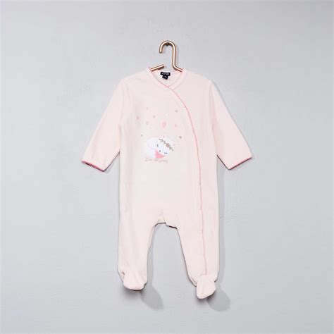 Pyjama En Velours Imprimé étoile Bébé Fille Kiabi 600€