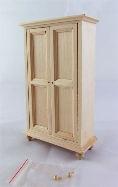 Price unfinished bedroom furniture for sale online. Dolls House Miniature 1:12 Unfinished Bedroom Furniture ...