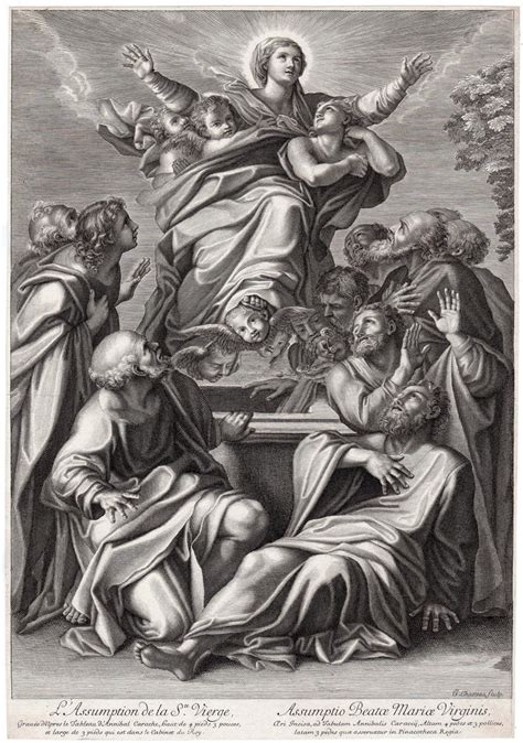 Sold Price Annibale Carracci Assumption Of The Virgin Engraving