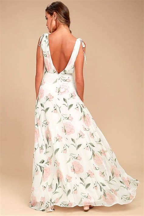 Romantic Possibilities White Floral Print Maxi Dress Floral Print Maxi Dress Floral Maxi