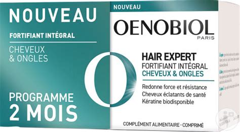 Oenobiol Hair Expert Fortifiant Intégral Cheveux Et Ongles 2x60