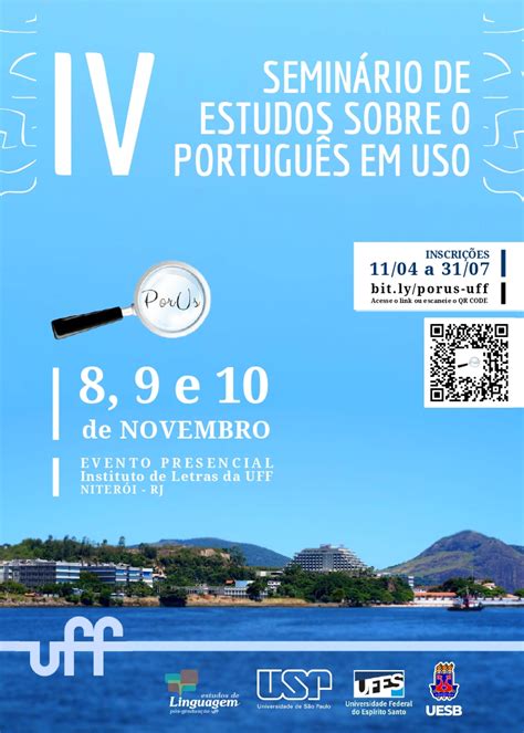 Vem A O Iv Semin Rio De Estudos Sobre O Portugu S Em Uso Programa De P S Gradua O Em Estudos