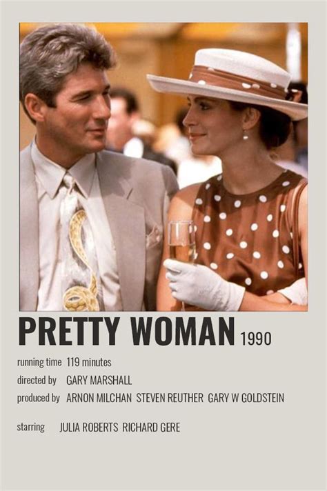 Pretty Woman Polaroid Poster Film Posters Vintage Pretty Woman Movie Iconic Movies