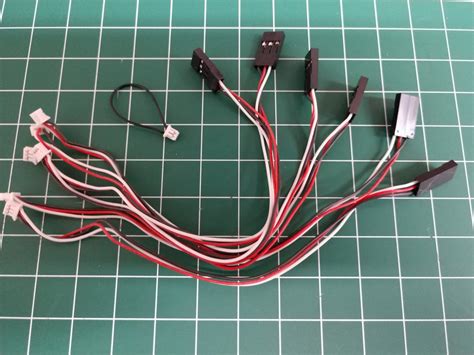 Hobby Rc Receiver 6 Ch Wiring Kit For Use With Taigen V3 And Clark Tk