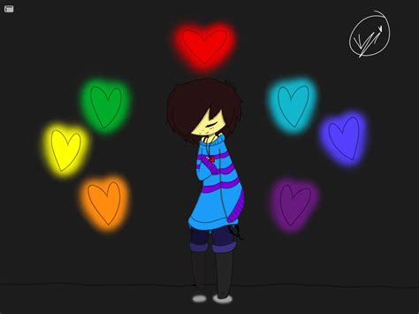 Frisk And The Six Souls By Juniper2002 On Deviantart