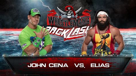 Wwe John Cena Vs Elias Youtube
