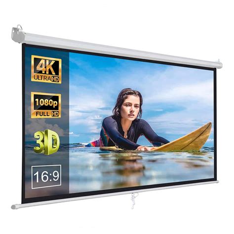 Top 10 Best Pull Down Projector Screens In 2021 Reviews