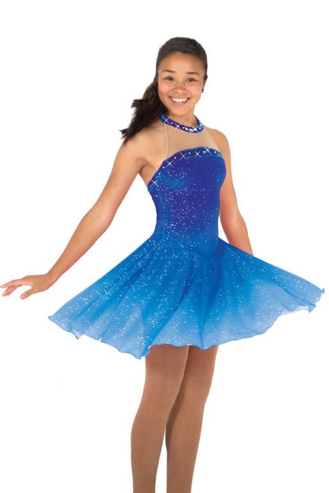 Ice Dance Skating Dress Jerry 639 Blue Made Order 3 Weeks Fabrication