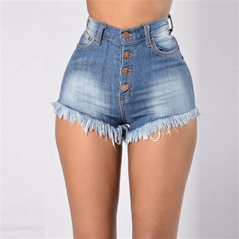 Summer Denim Shorts Female Casual Plus Size S Xl Vintage Women Jeans Shorts Tassel Pantalones