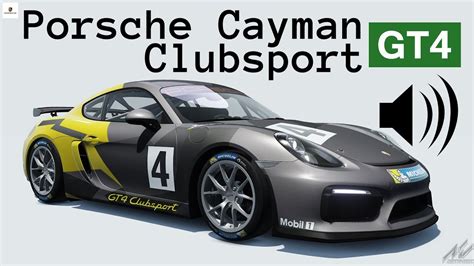 Assetto Corsa Sound Porsche Cayman Gt Clubsport Porsche Pack