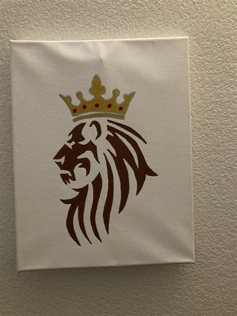 King Of Judah Lion Painting Etsy