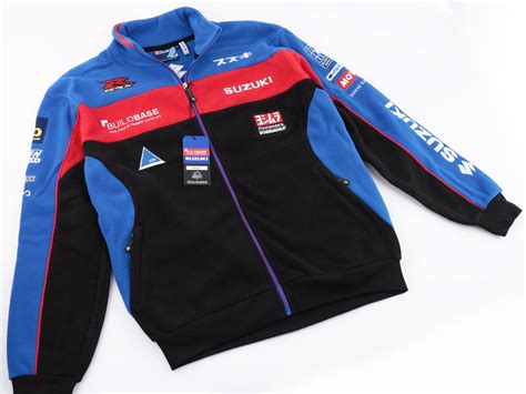 【新品】ラスト！ 正規品 【buildbase suzuki】bsb 公式 gsx rr ヨシムラ フリース ジャケット【m】（motogp wsbk british super bike