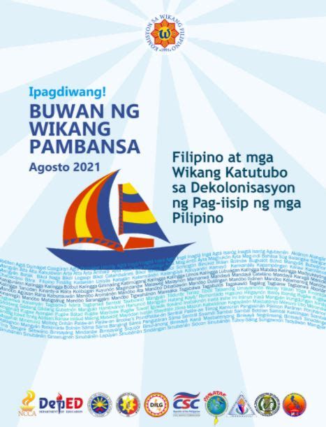 Buwan Ng Wika 2021 Theme Official Memo Poster Sample Slogan