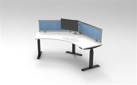 Upcentric V Shaped Desks Ergocentric