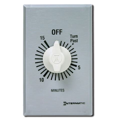 Intermatic Ff315m 15 Minute Spring Loaded Wall Timer