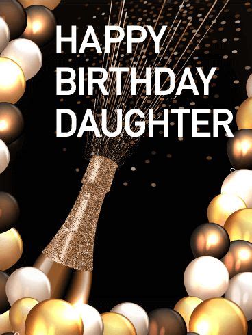 Pop Birthday Champagne Card For Babe Birthday Greeting Cards By Davia Birthday Wishes