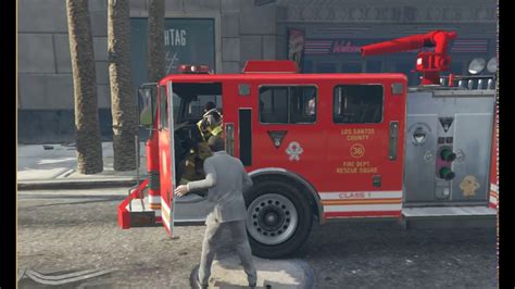 How To Get Fire Truck Gta V 5 Easiest Way To Get Fire Truck In Gta 5
