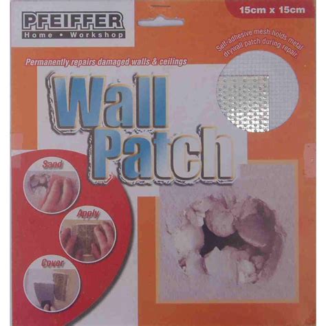 Fix a hole in the wall with homemade sealant. Pfeiffer 15cm Plaster Repair Wall Patch | Bunnings Warehouse