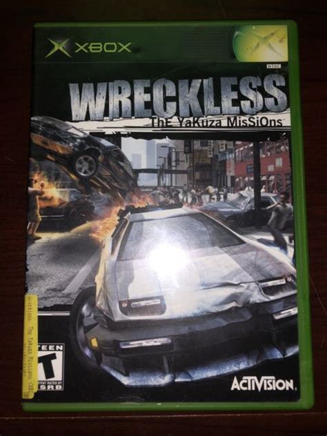 Wreckless The Yakuza Missions Microsoft Xbox 2002 European