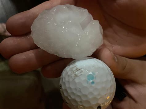Impresionantes imágenes muestran granizo y daños en el norte de Texas