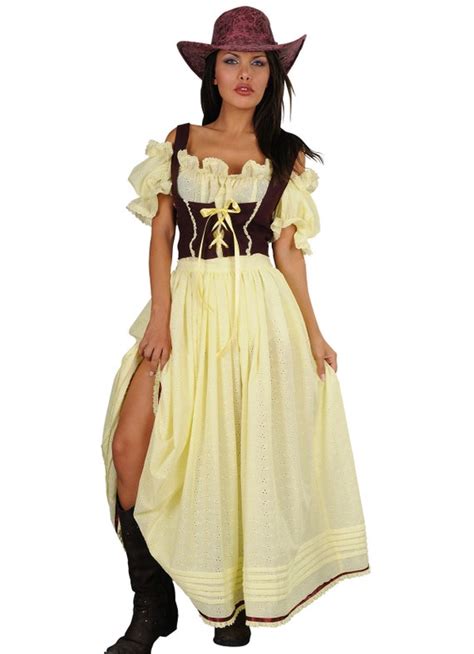 Western Girl Womens Costume Saloon And Cow Girl Wild Etsy Australia