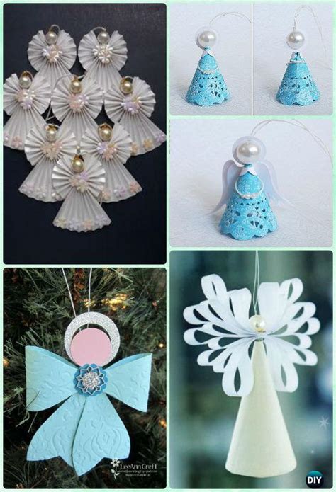 Diy Paper Christmas Tree Ornament Craft Ideas Instructions