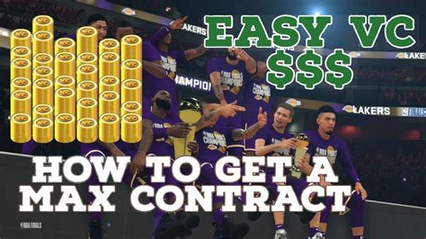 Nba 2k20 Getting A Max Contract In Mycareer Youtube