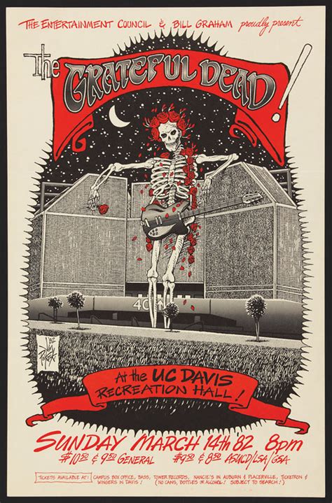 Lot Detail The Grateful Dead Original Uc Davis Concert Poster