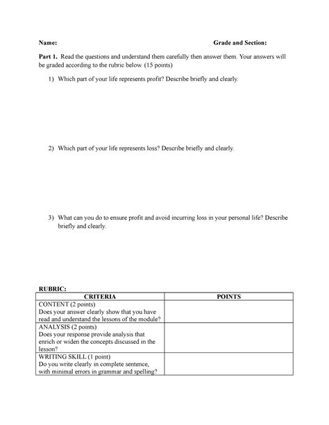 Bmath 7 Lesson Plan Name Grade And Section Part 1 Read The